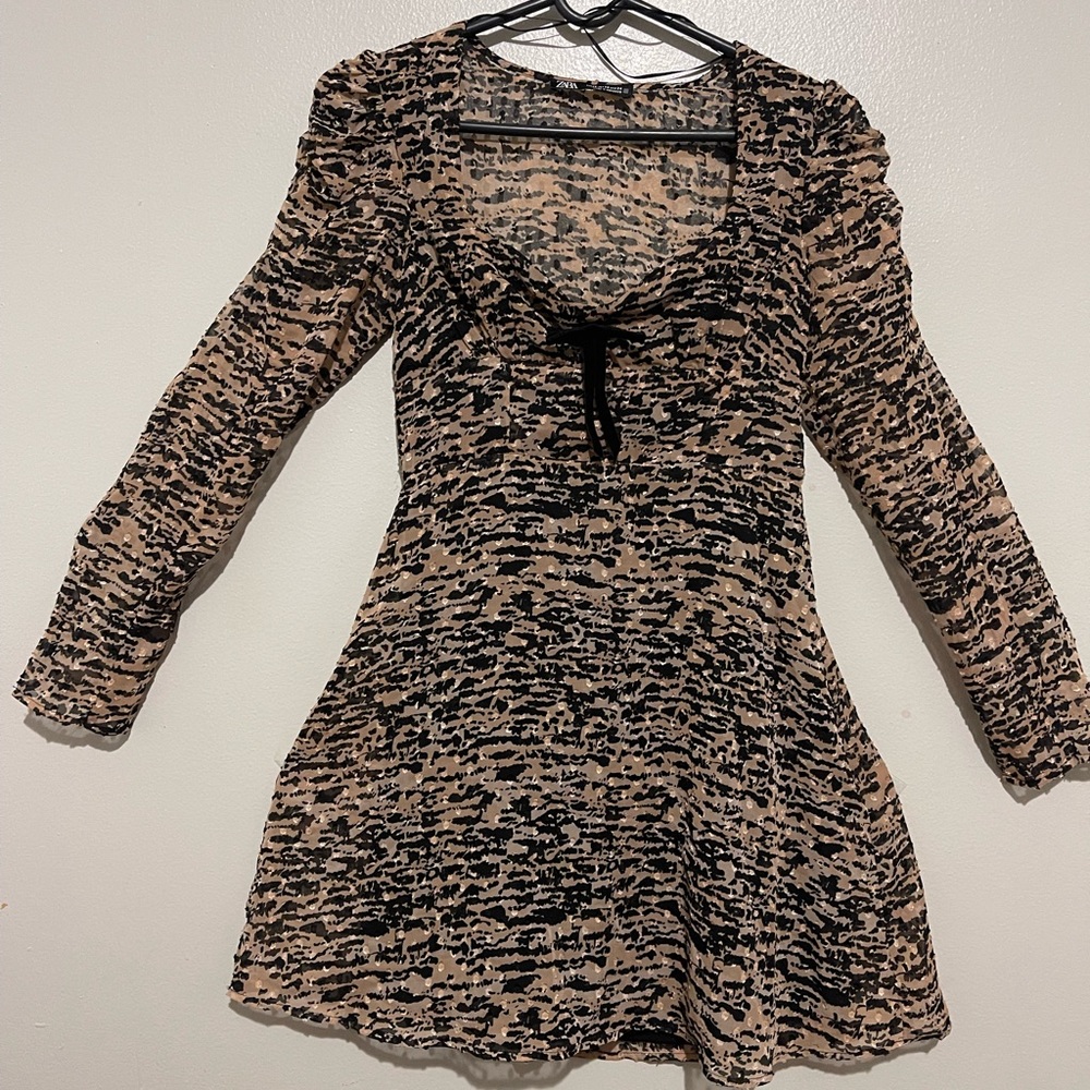 Zara brand new Dress stripe print NWT